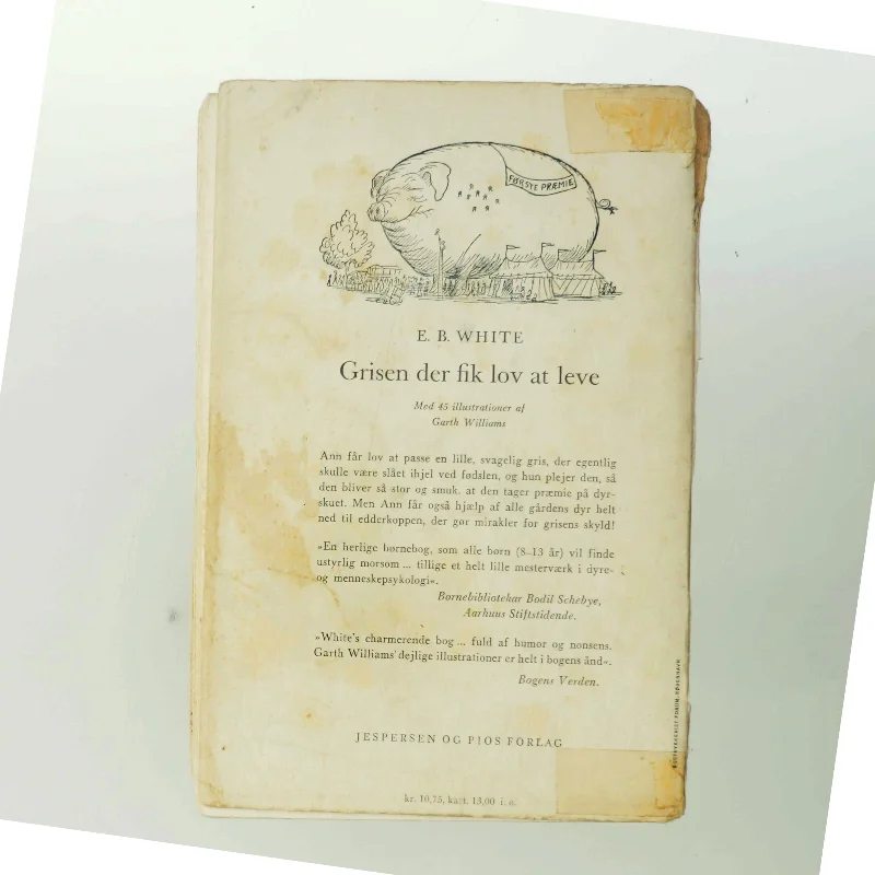 Grisen der fik lov at leve af E.B. White (Bog)