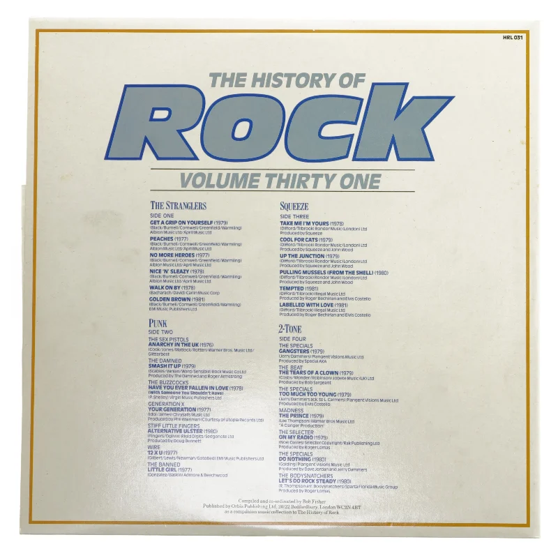 The History of Rock Volume 31 LP