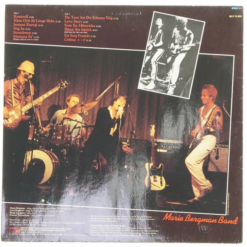 Marie Bergman Band - Instant Energi LP