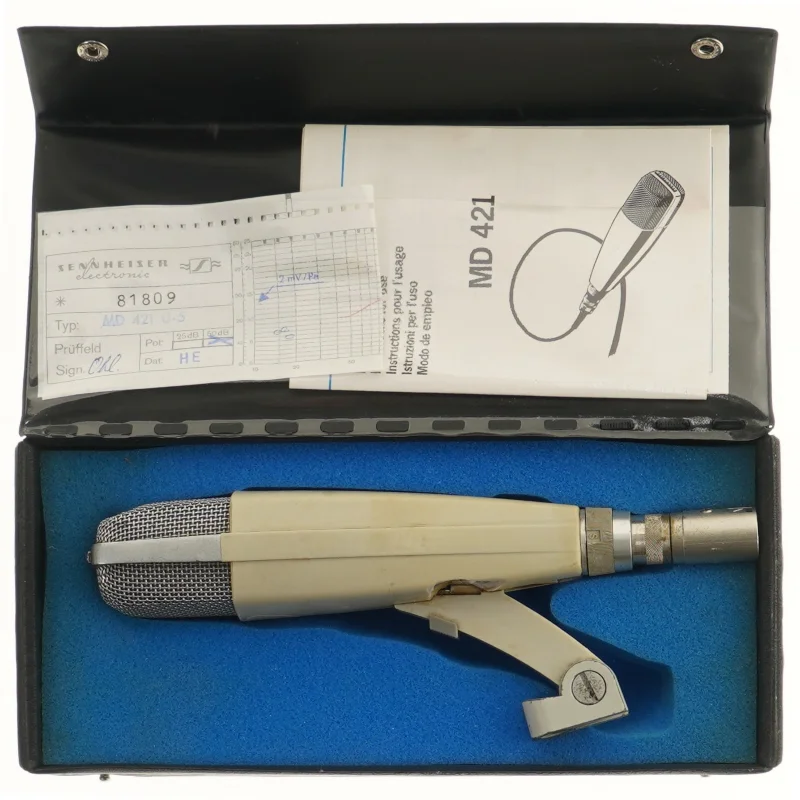 Sennheiser MD 421 Retro mikrofon fra Sennheiser (str. 24 cm)