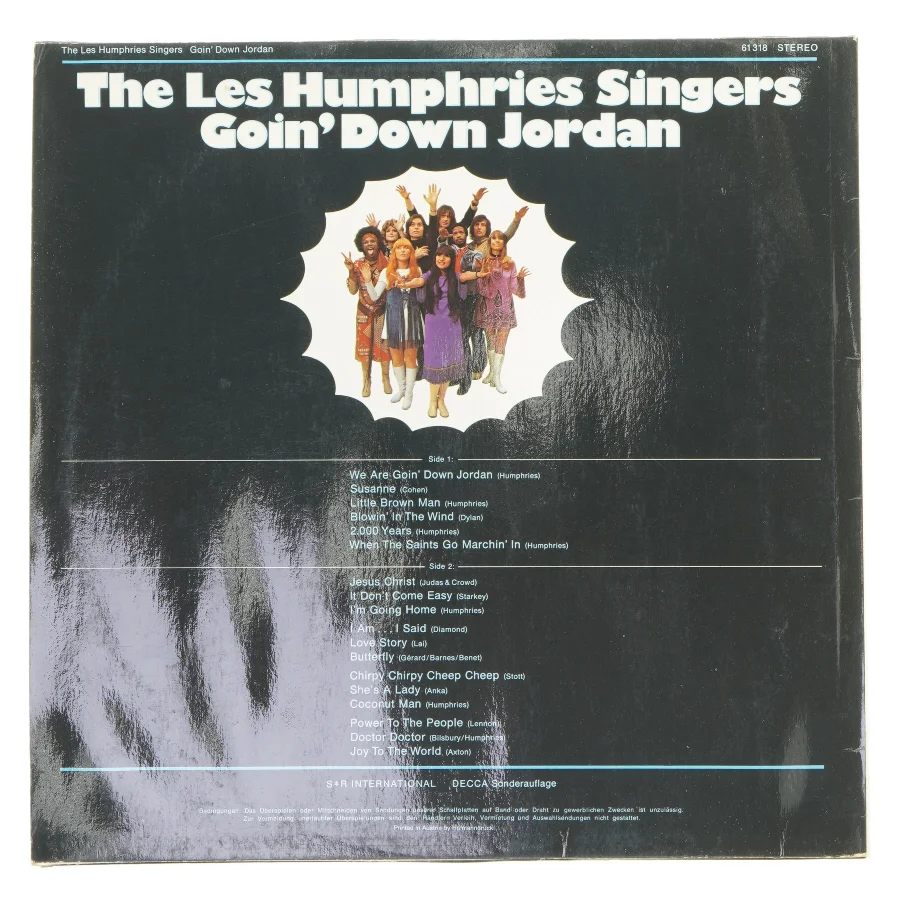 Goin' Down Jordan LP af The Les Humphries Singers fra Decca