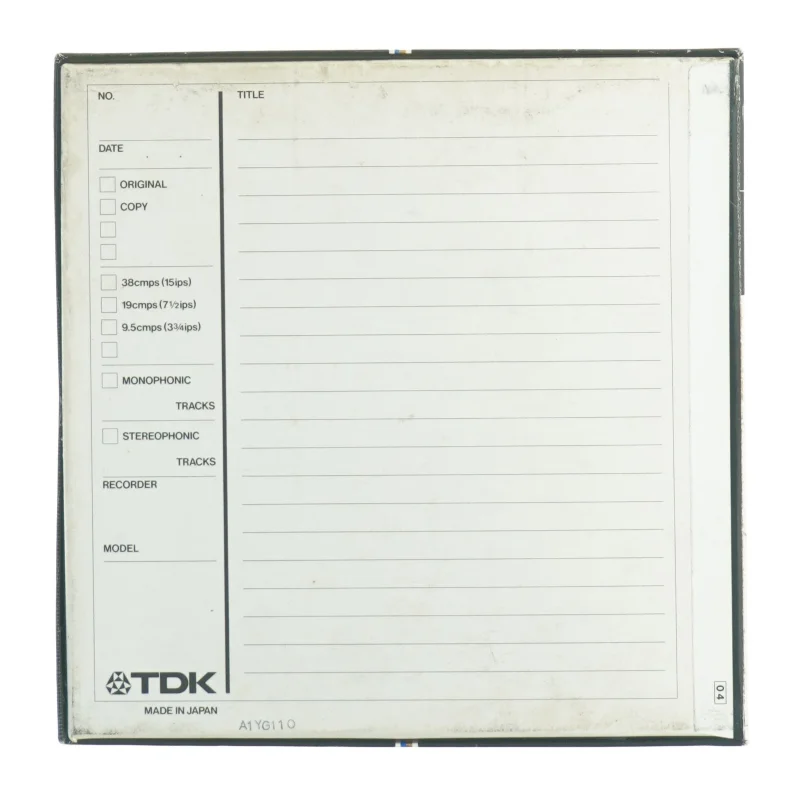 TDK GX35-90B Spolebånd enkelt splejsning