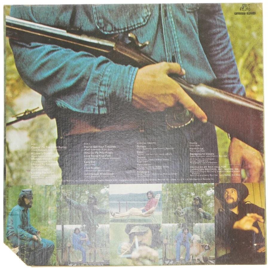 Travis Wammack LP fra Capricorn Records
