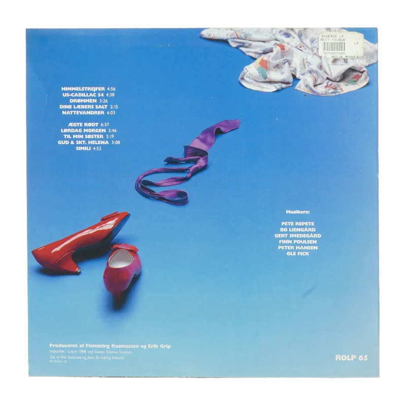 Erik Grip - Himmelstrøjfe LP (str. 31 x 31 cm)