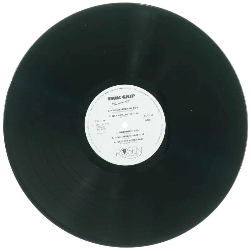 Erik Grip - Himmelstrøjfe LP (str. 31 x 31 cm)