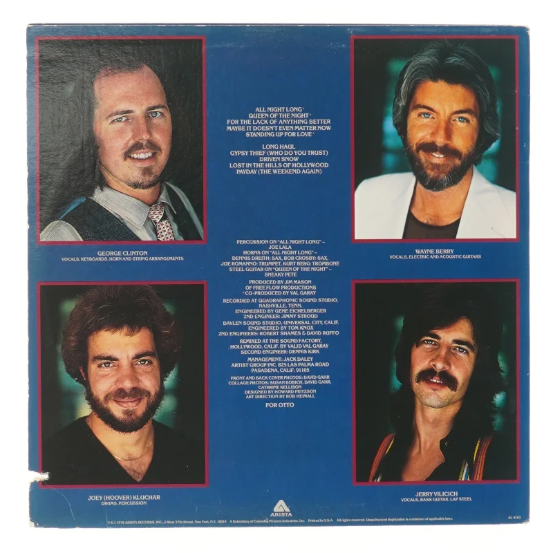 Volunteers LP af George Clinton fra Arista