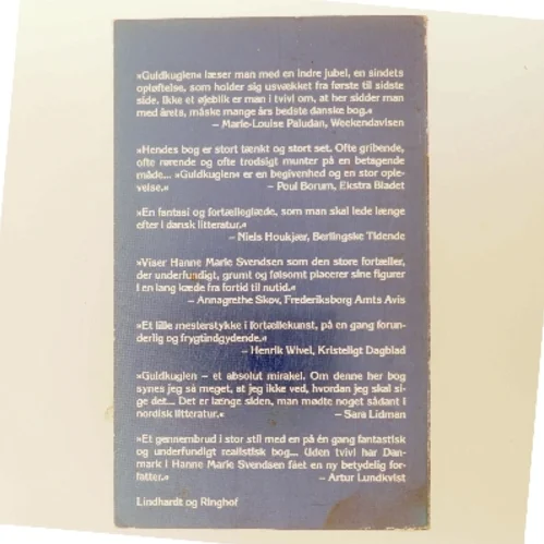 Guldkuglen af Hanne Marie Svendsen (Bog)