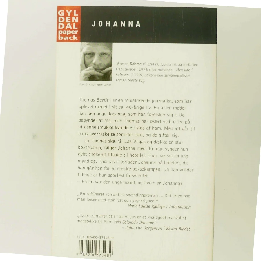 Johanna : roman af Morten Sabroe (Bog)