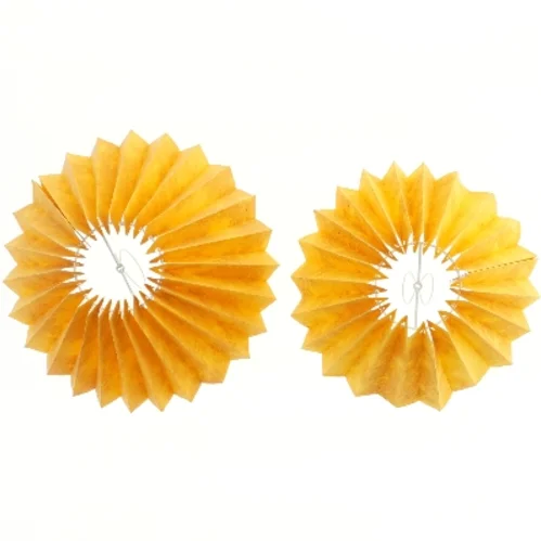 Gule lampeskærme (str. Ø 28 og 32 cm)