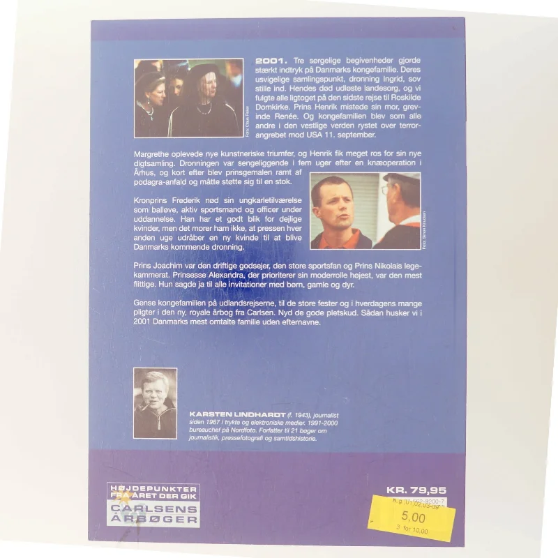 Kongefamilien 2001 af Karsten Lindhardt (Bog)