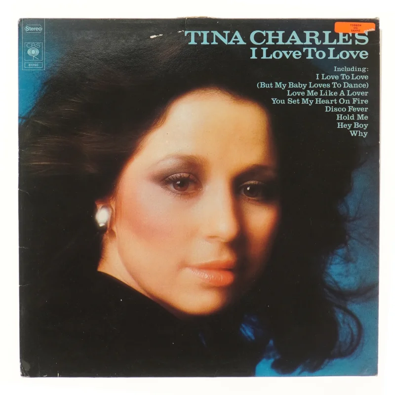 Tina Charles LP album 'I Love To Love' fra CBS