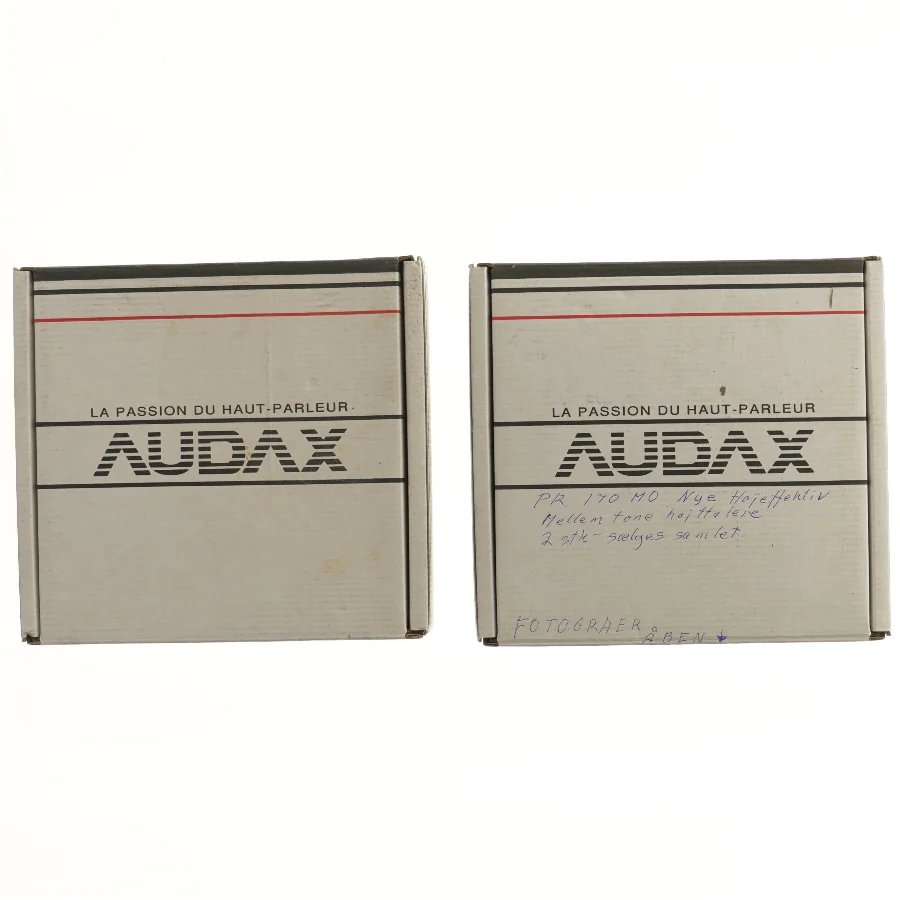 Audax 170 MO højeffektive mellemtone højtalerenheder 99 dB, 100 W RMS, 200 W peak - max 122 dB 