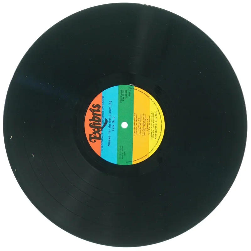 Erik Grip Måske har du det ligesom jeg LPvinylplade (str. 31 x 31 cm)