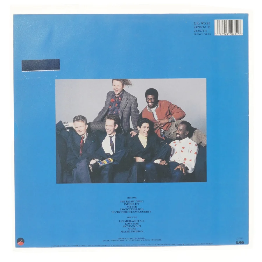 Simply Red LP - Men And Women fra Warner Music