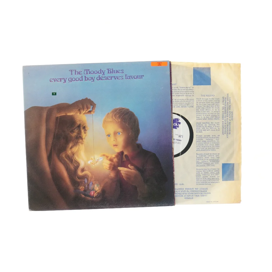 The Moody Blues 'Every Good Boy Deserves Favour' LP fra Threshold Records