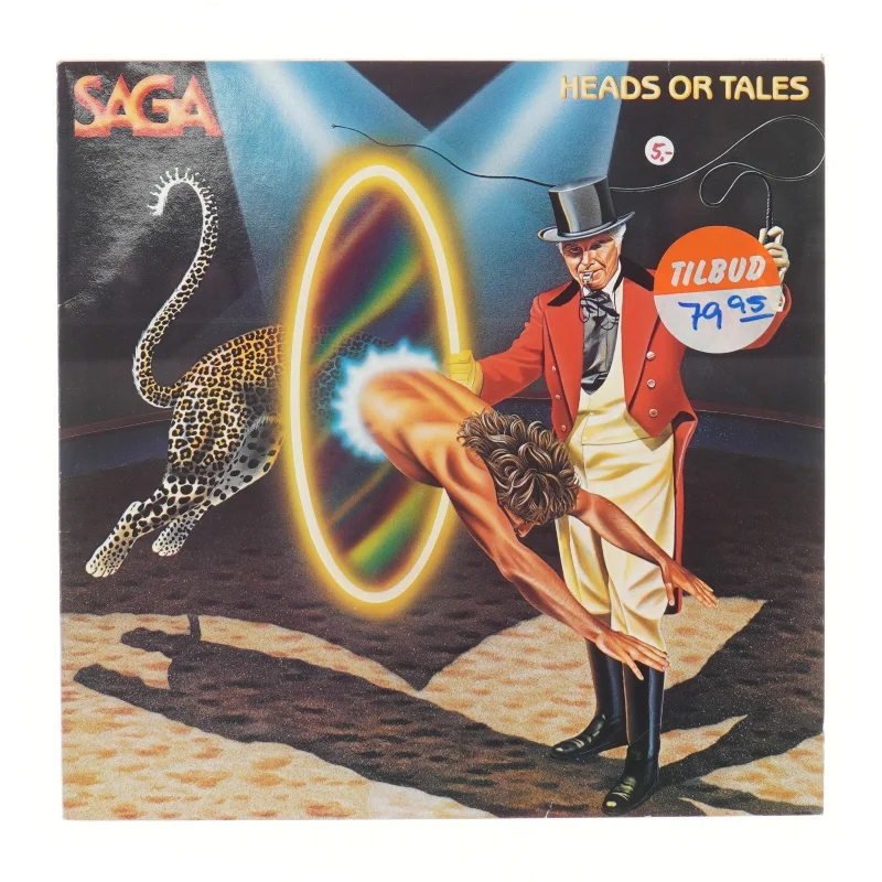 Saga Heads Or Tales vinyl album fra Saga