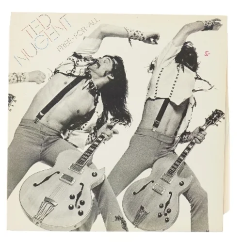 Ted Nugent - Free-for-All LP fra Epic Records