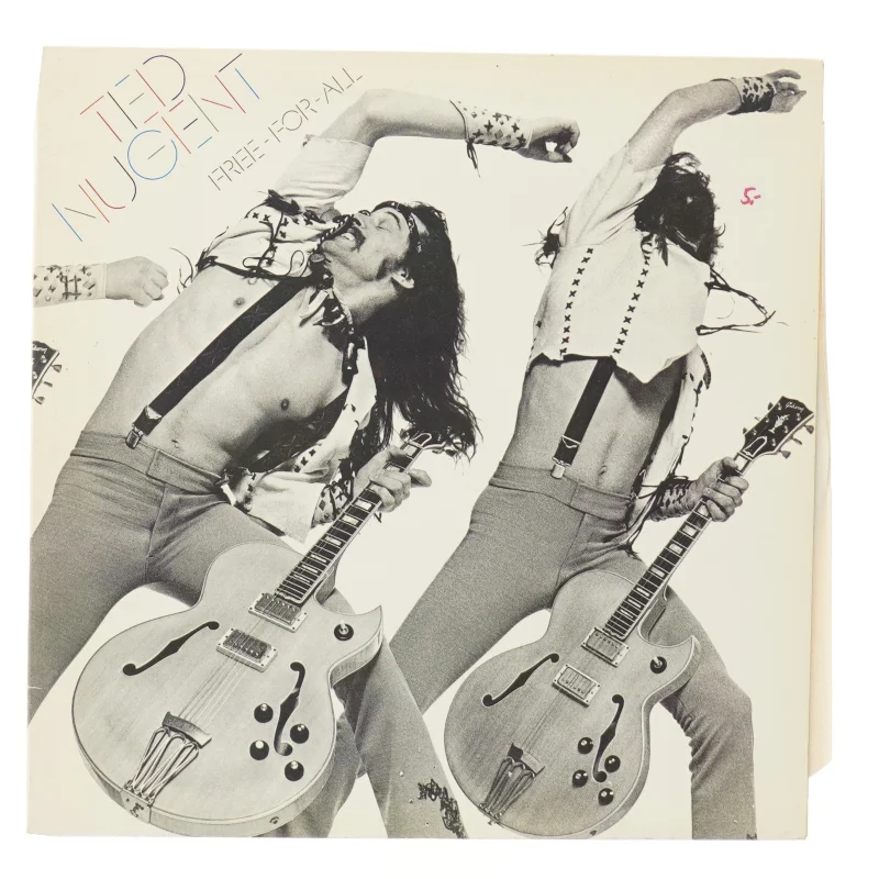Ted Nugent - Free-for-All LP fra Epic Records