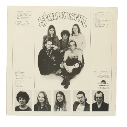 Stenrosen vinyl album fra Polydor