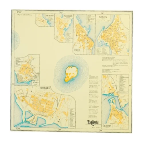 Povl Dissing 'Lykkeland' Vinylplade fra Exlibris (str. 31 x 31 cm)