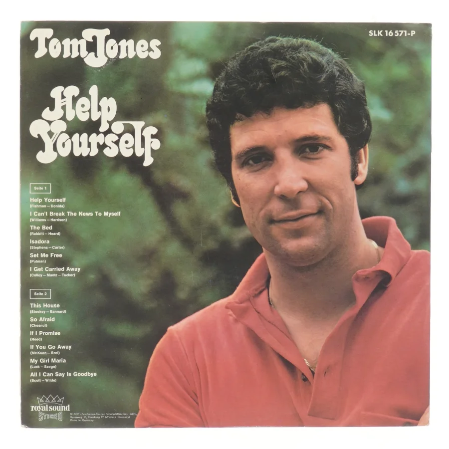 Tom Jones 'Help Yourself' LP fra DECCA