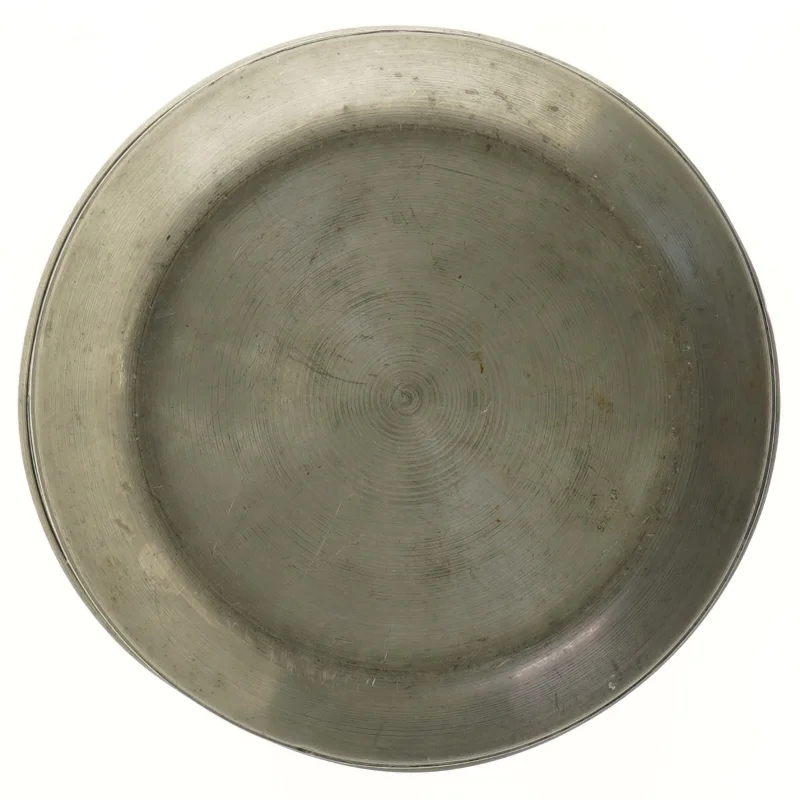 Dekorativ metalfad (str. Ø 23,5 cm)