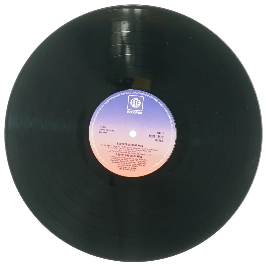Brotherhood of man fra Pe Records (str. 30 cm)