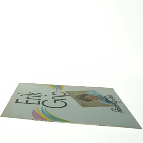 Erik Grip Skærver og skrå LP- Vinylplade fra Exlibris (str. 31 x 31 cm)