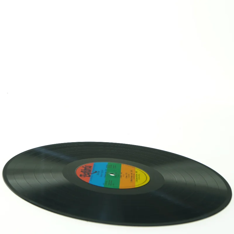 Erik Grip Skærver og skrå LP- Vinylplade fra Exlibris (str. 31 x 31 cm)