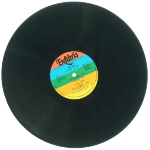 Erik Grip Skærver og skrå LP- Vinylplade fra Exlibris (str. 31 x 31 cm)