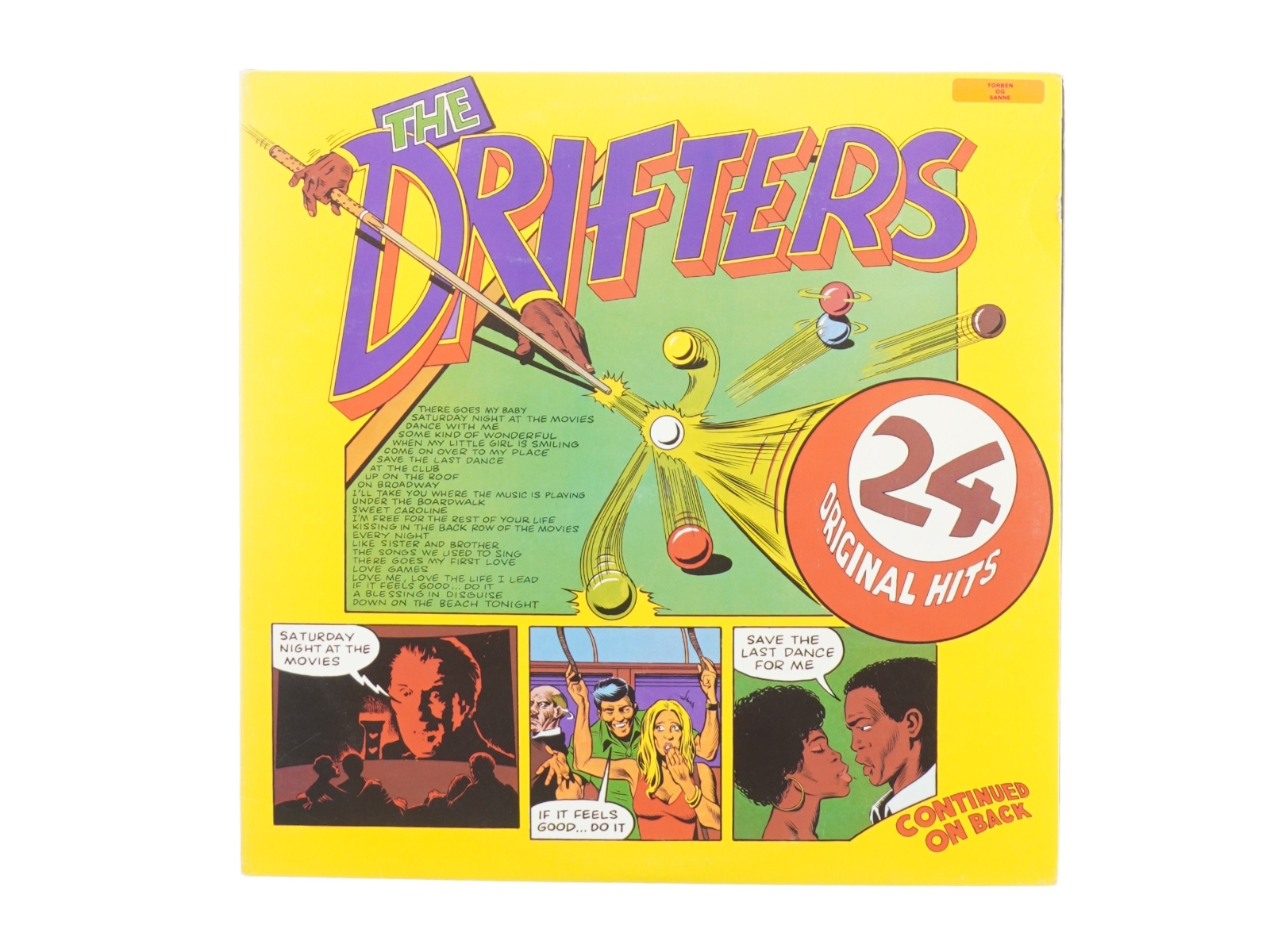 The drifters (LP) fra Atlantic (str. 30 cm)