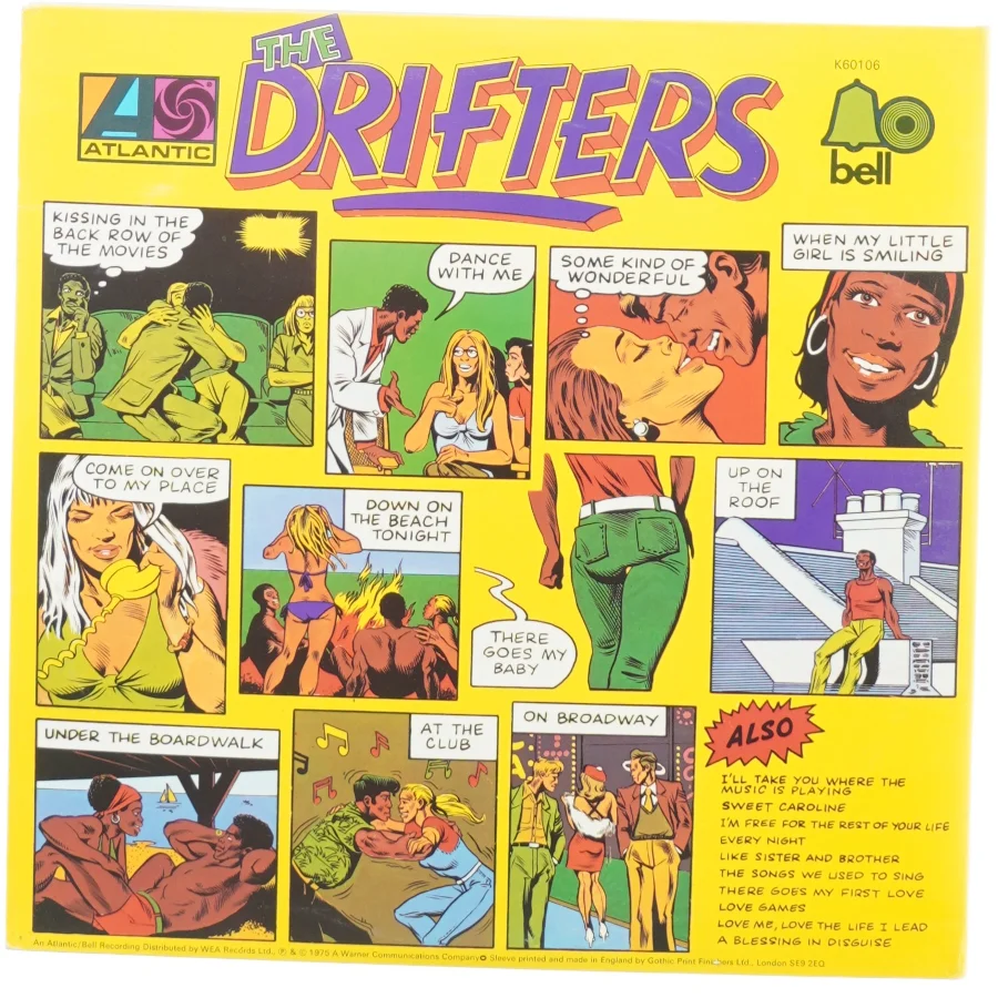 The drifters (LP) fra Atlantic (str. 30 cm)
