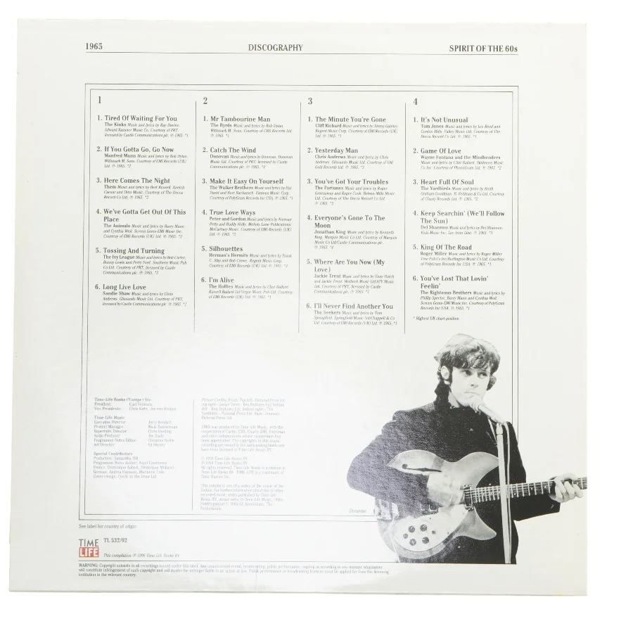 The Spirit of the 60s fra Time Life LP
