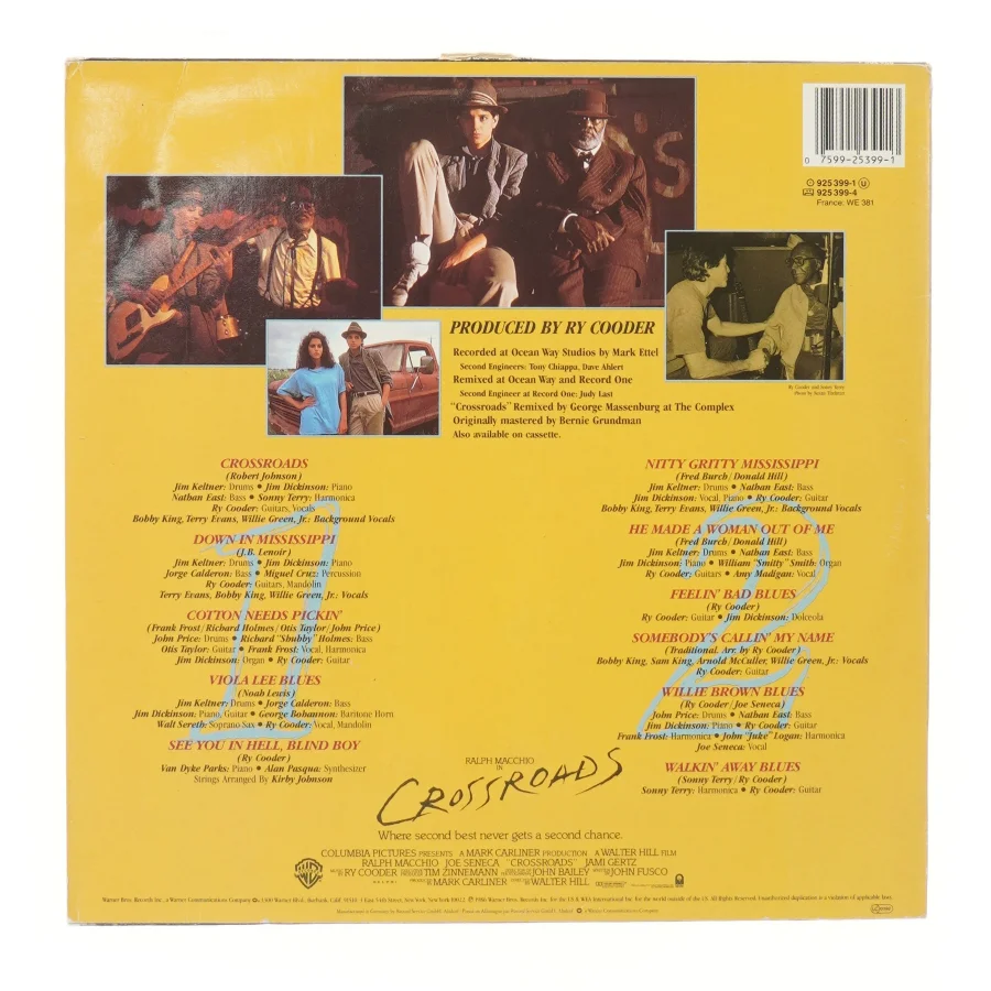 Crossroads soundtrack LP