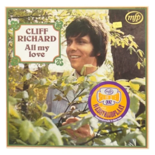 Cliff Richard, all my love fra Mfp (str. 30 cm)