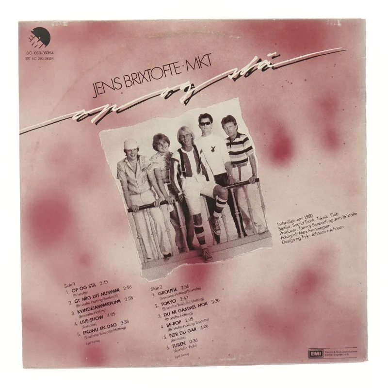Jens Brixtofte MKT vinylplade fra EMI