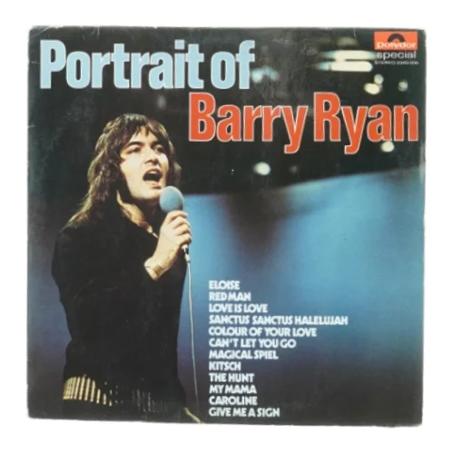 Portrait of Barry Ryan fra Polydor (str. 30 cm)