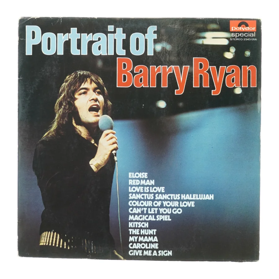 Portrait of Barry Ryan fra Polydor (str. 30 cm)