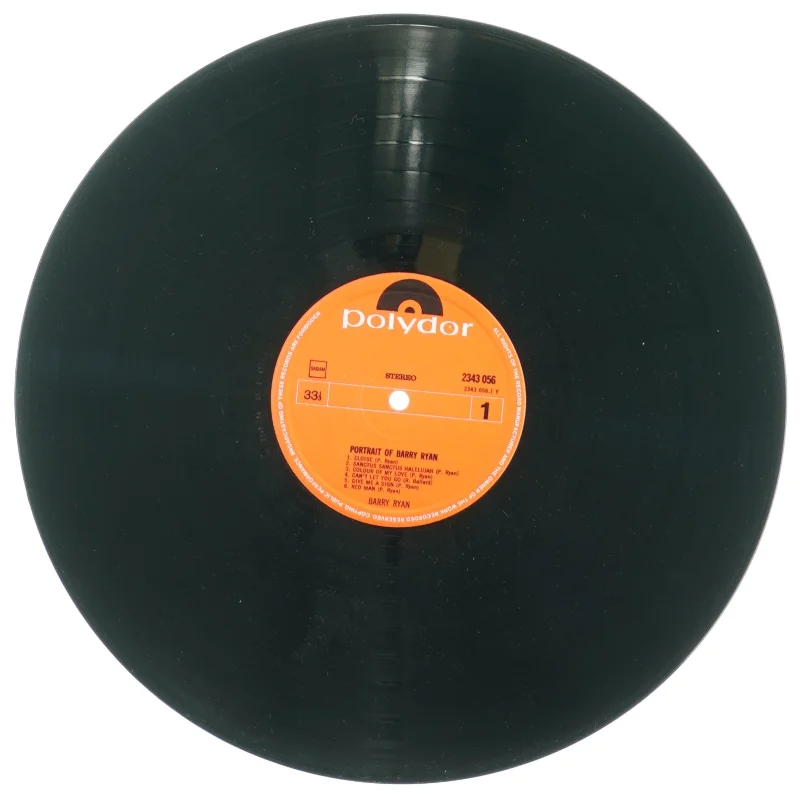 Portrait of Barry Ryan fra Polydor (str. 30 cm)