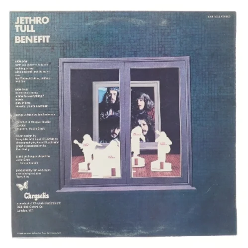 Jethro Tull Benefit LP fra Chrysalis Records