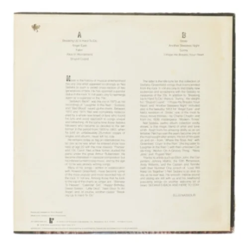 Neil Sedaka LP 'Breaking Up is Hard to Do'