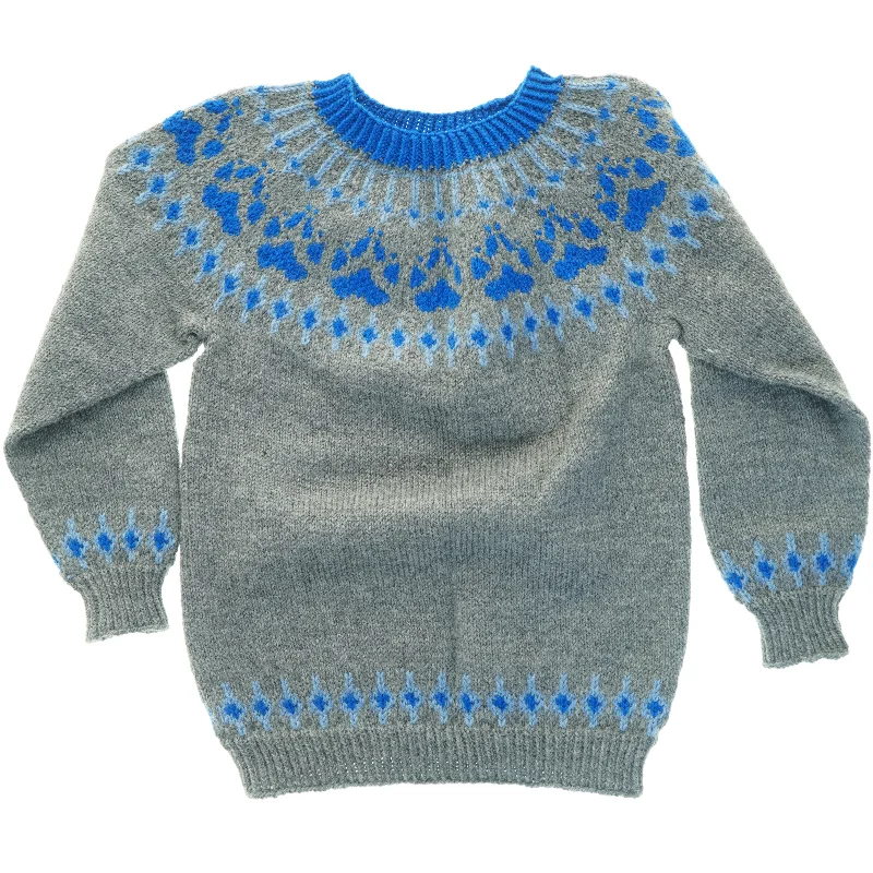 Strikket sweater (str. 40 x, 54 cm ærme 39 cm)