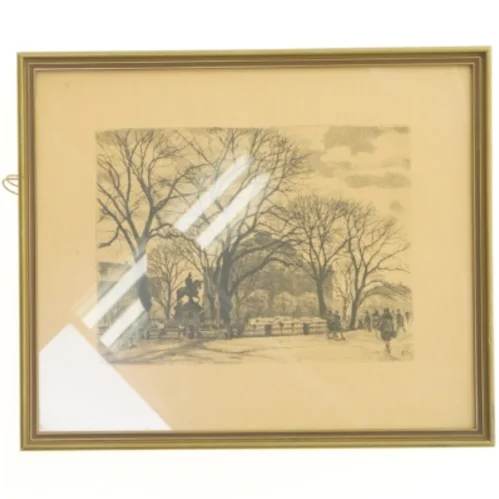 Indrammet billede (str. 32 x 27 cm)