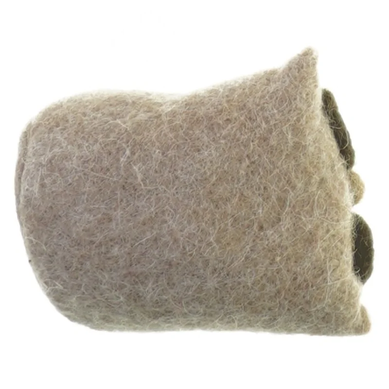 Bamse ugle i filt (str. 12 x 10 cm)