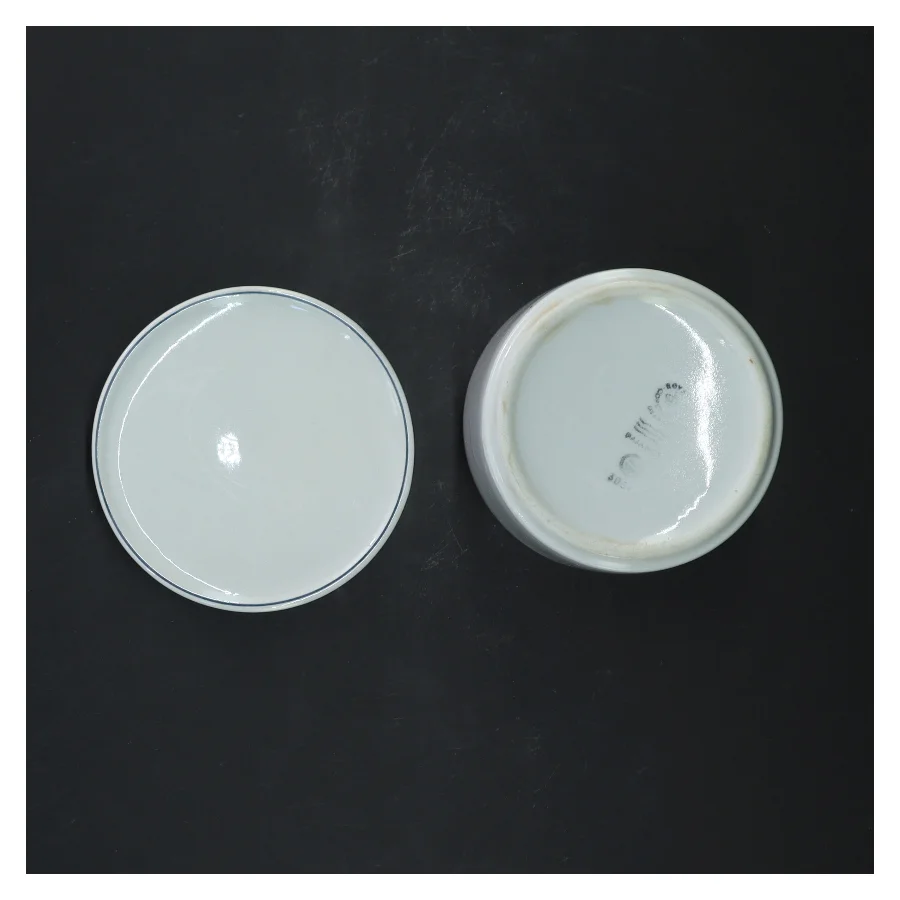 Keramikkrukke med låg fra Royal Copenhagen (str. 8x9 cm)