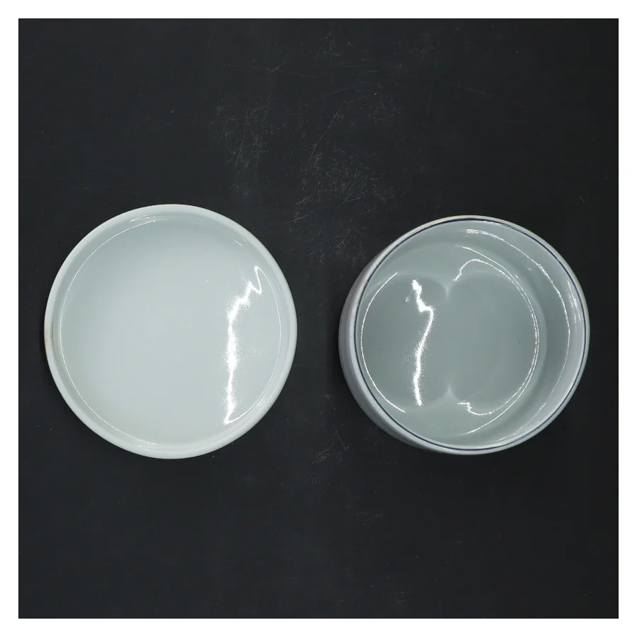 Keramikkrukke med låg fra Royal Copenhagen (str. 8x9 cm)