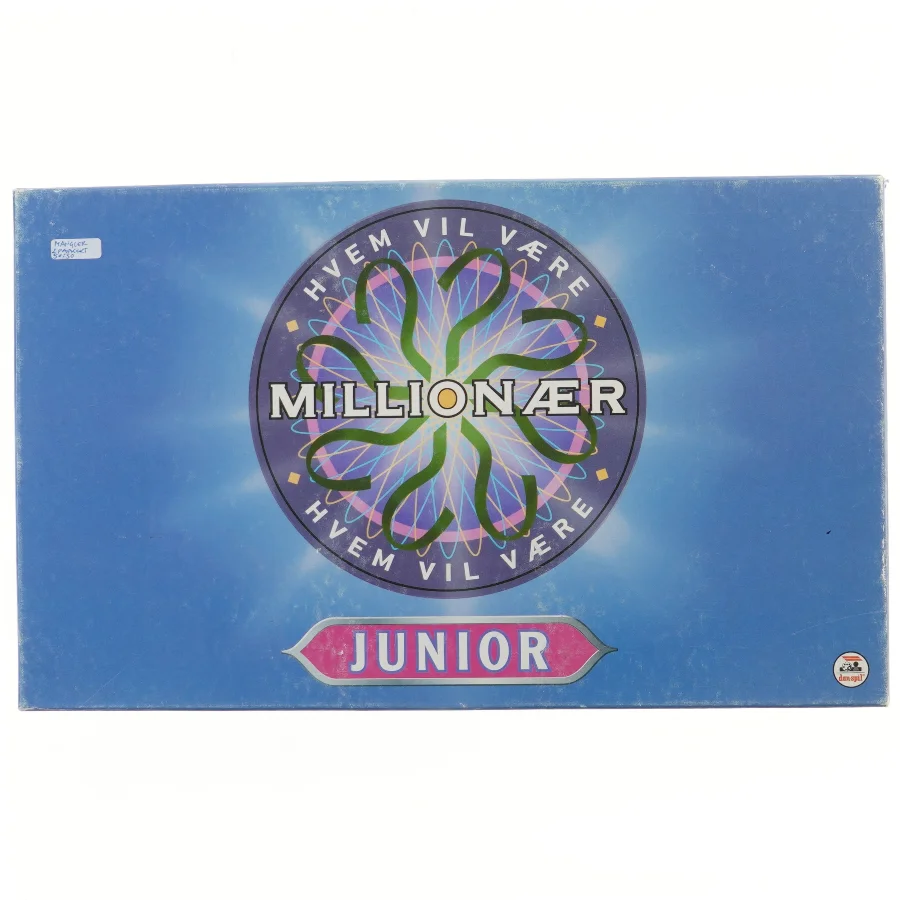Hvem vil være Millionær Junior brætspil fra Danspil (str. 43,5x26 cm)