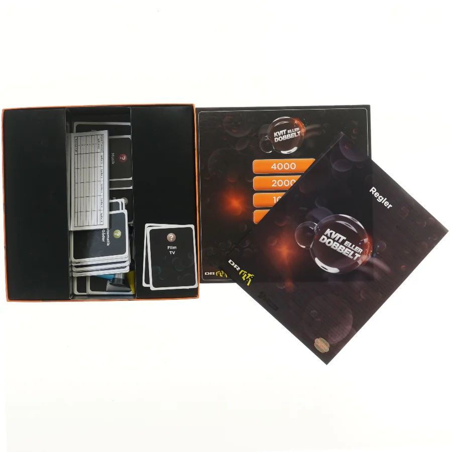 Kvit eller Dobbelt brætspil fra DR (str. 27x27 cm)