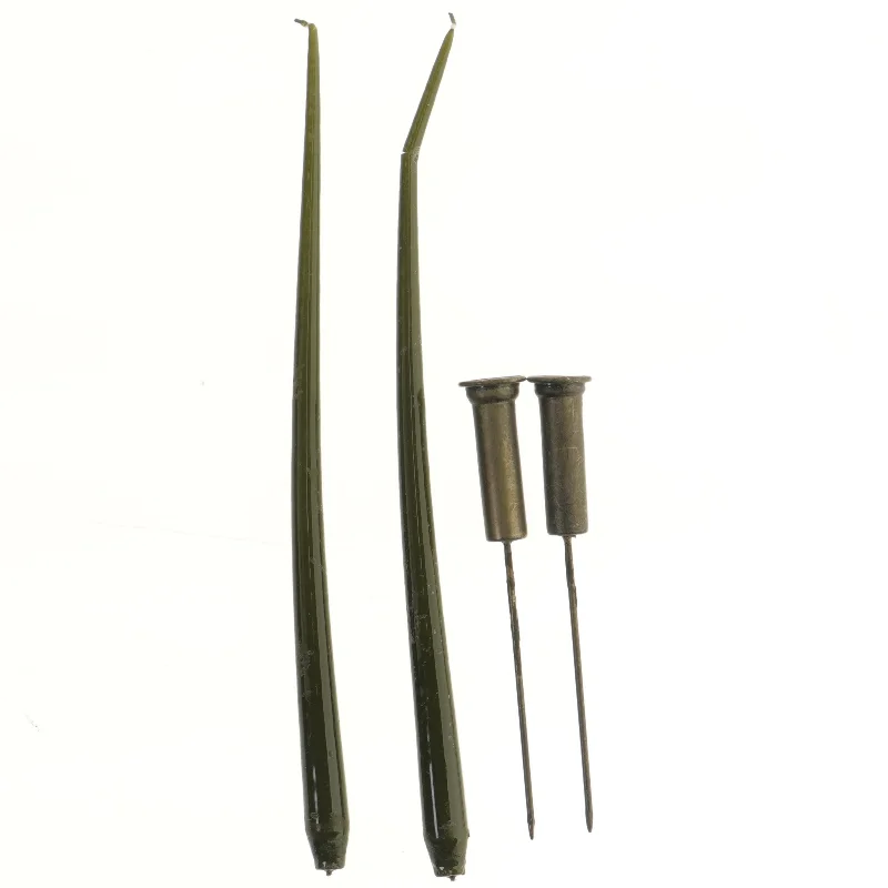 Dekorative lysestager med lys (str. 44 & 24 cm)