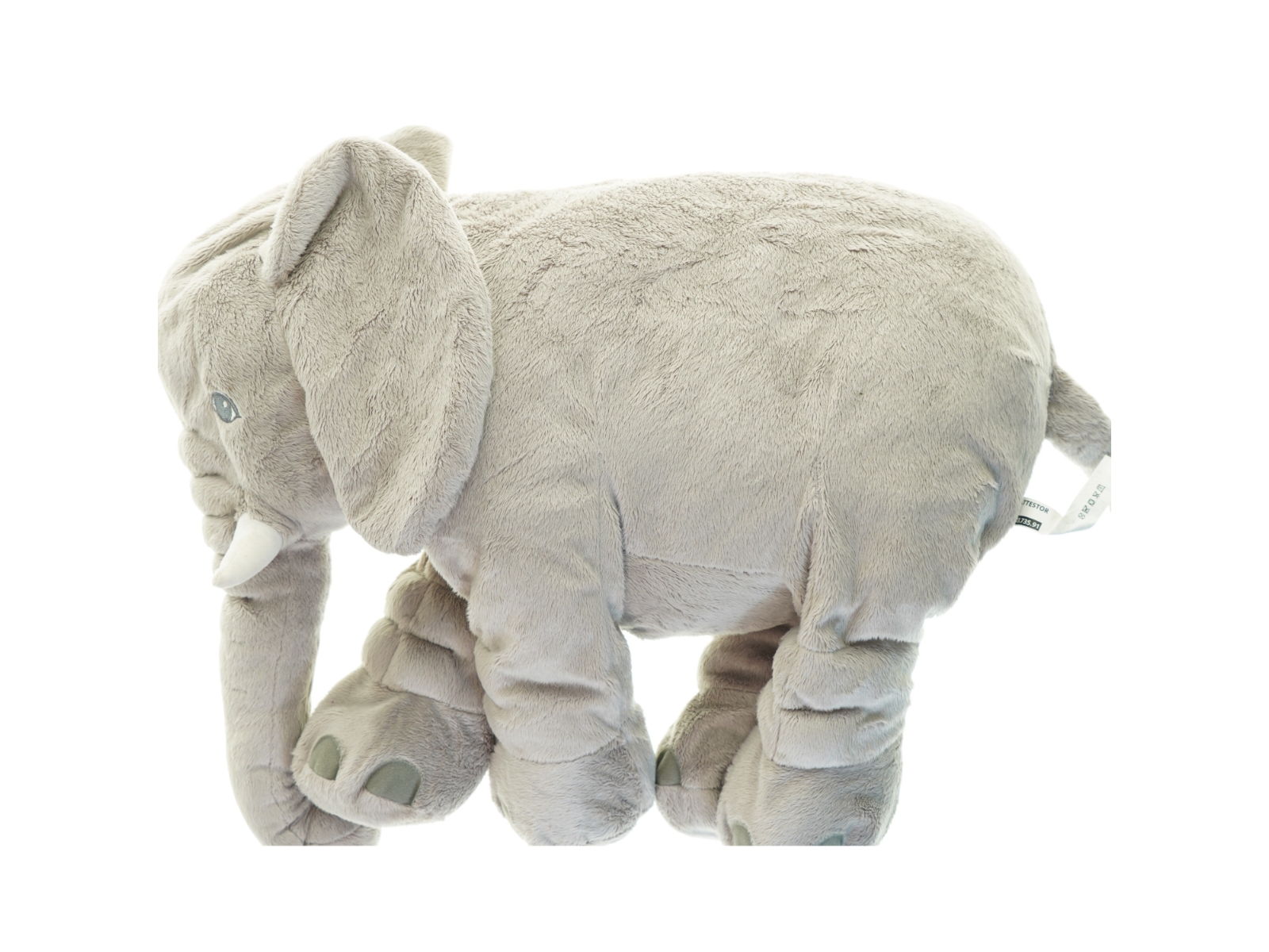 Stort blød elefant fra IKEA (str. 60x50 cm)